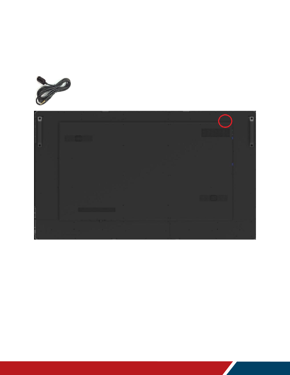 Remote control receiver | Planar Systems UltraRes P Series 49" UHD 4K Commercial Monitor User Manual | Page 27 / 133