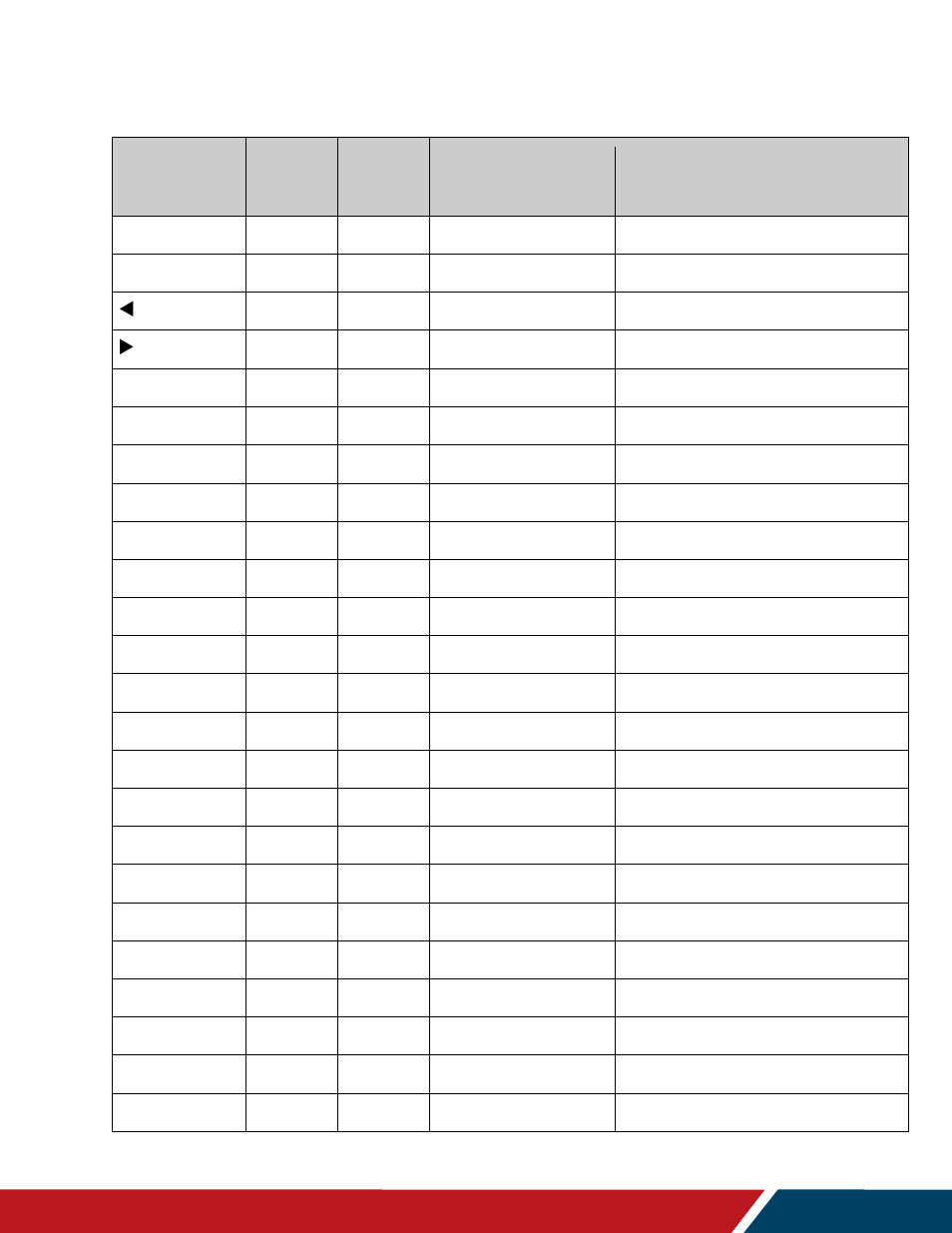 Hex codes (urp75 / urp85 / urp98) | Planar Systems UltraRes P Series 49" UHD 4K Commercial Monitor User Manual | Page 37 / 133