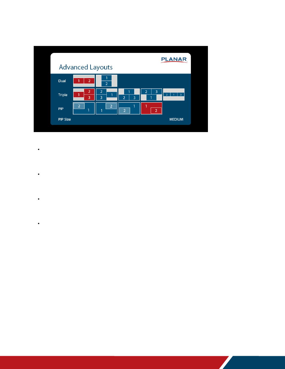 Planar Systems UltraRes P Series 49" UHD 4K Commercial Monitor User Manual | Page 45 / 133