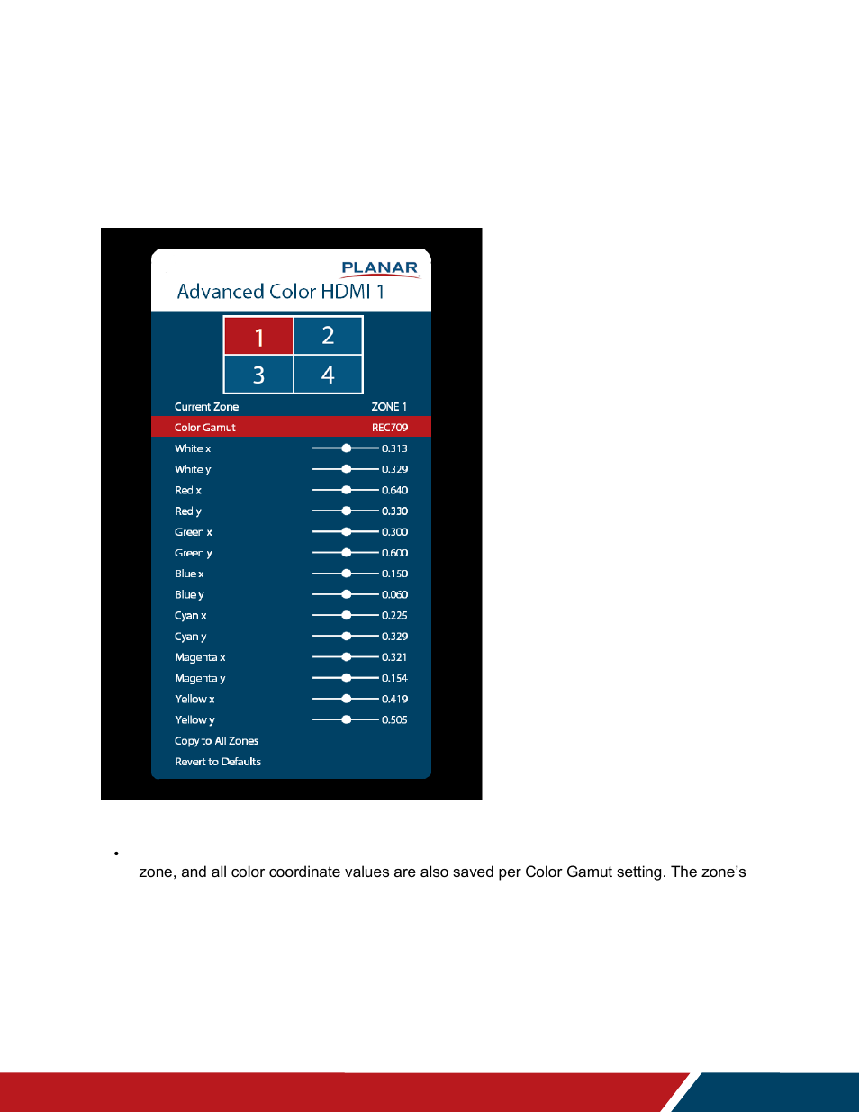 Planar Systems UltraRes P Series 49" UHD 4K Commercial Monitor User Manual | Page 61 / 133