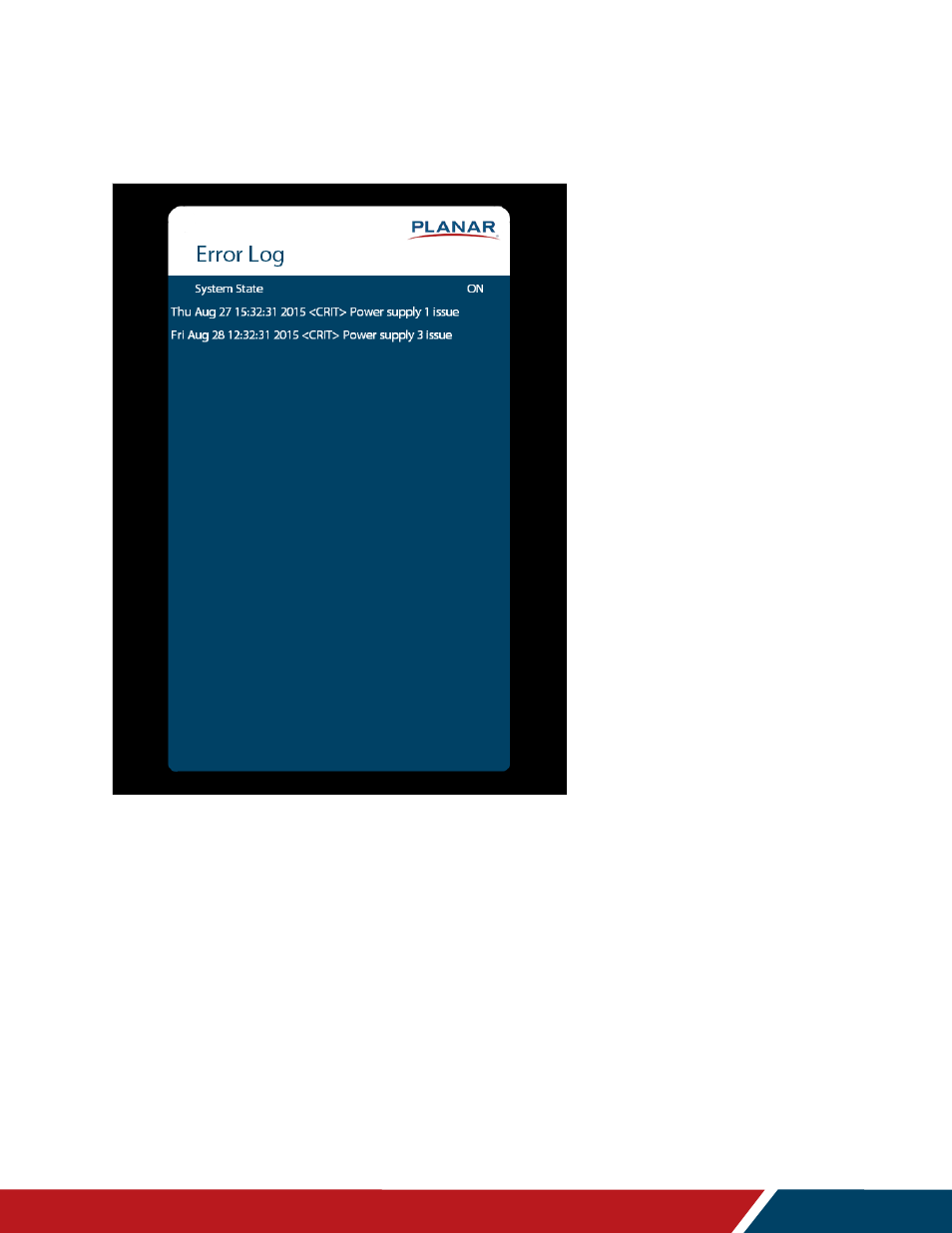 Planar Systems UltraRes P Series 49" UHD 4K Commercial Monitor User Manual | Page 77 / 133