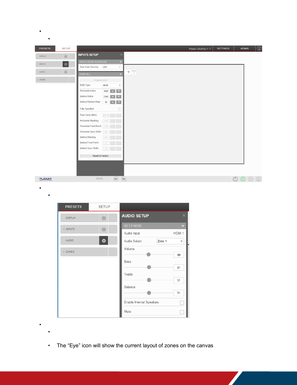 Planar Systems UltraRes P Series 49" UHD 4K Commercial Monitor User Manual | Page 94 / 133