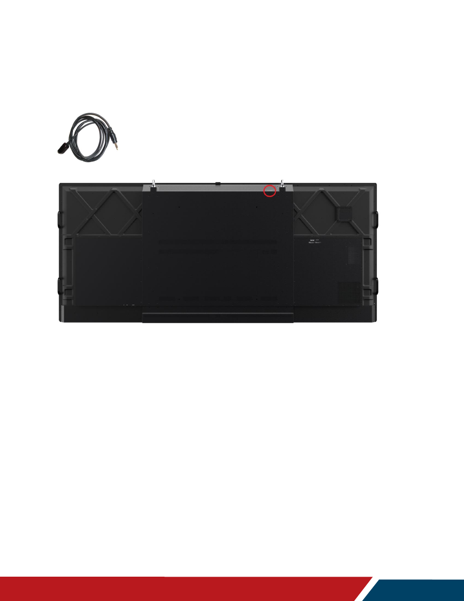 Remote control receiver | Planar Systems URW105 105" 5K 21:9 Ultra-Wide Commercial Monitor User Manual | Page 23 / 78