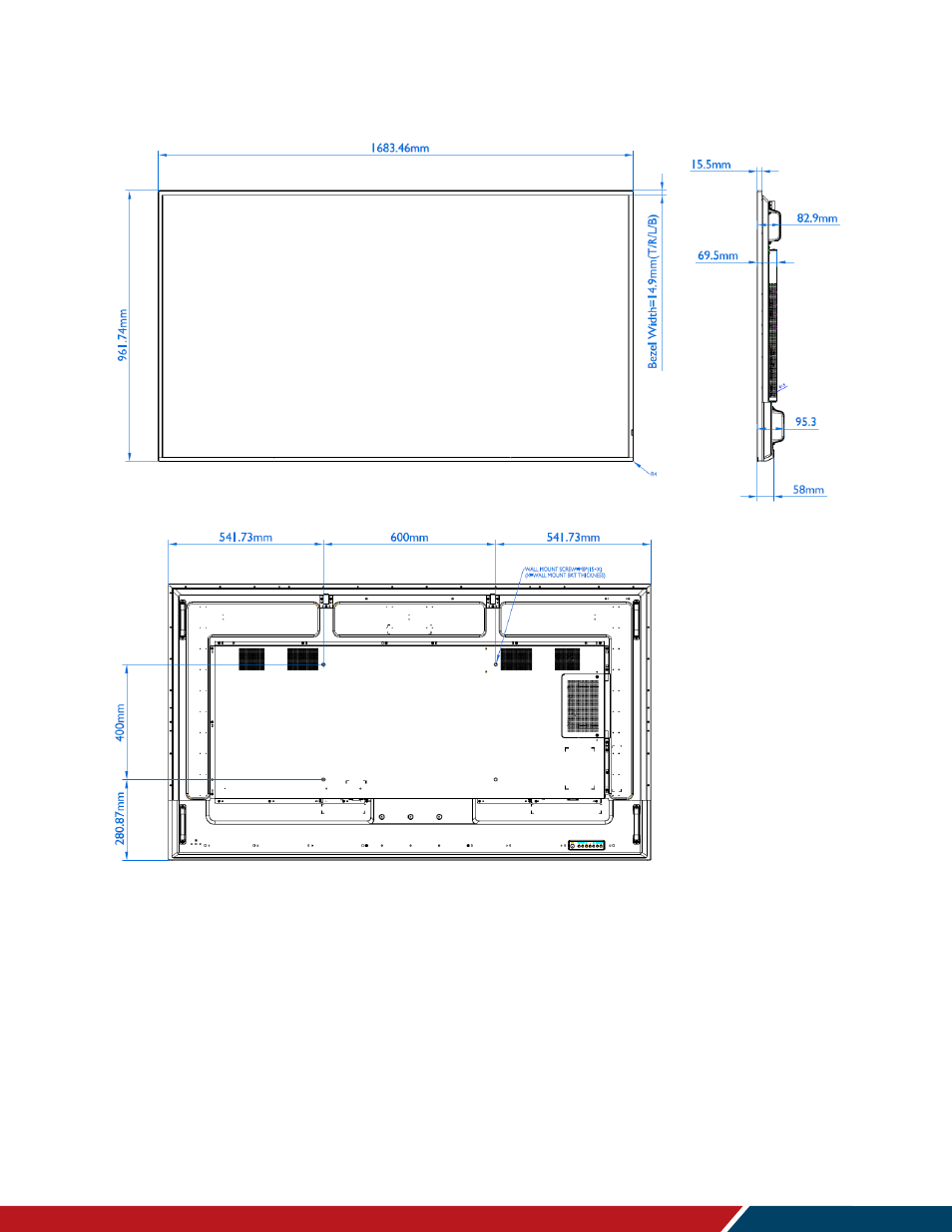 Slm75 | Planar Systems Simplicity Series SLM50 50" UHD 4K Commercial Monitor User Manual | Page 100 / 104