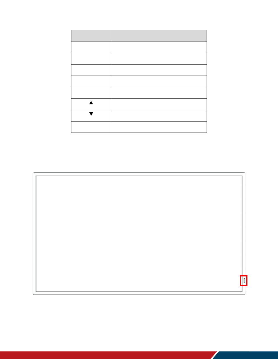 Remote control receiver | Planar Systems Simplicity Series SLM50 50" UHD 4K Commercial Monitor User Manual | Page 25 / 104
