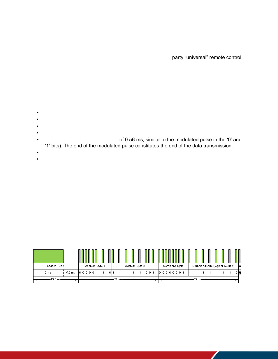 Ir command protocol | Planar Systems Simplicity Series SLM50 50" UHD 4K Commercial Monitor User Manual | Page 28 / 104