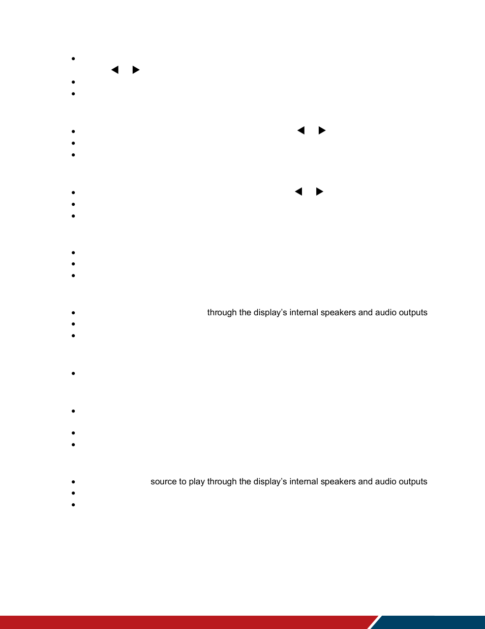 Planar Systems Simplicity Series SLM50 50" UHD 4K Commercial Monitor User Manual | Page 46 / 104