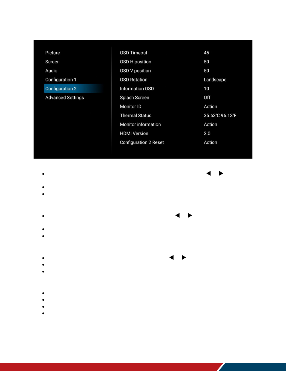 Configuration 2, 5 configuration 2 | Planar Systems Simplicity Series SLM50 50" UHD 4K Commercial Monitor User Manual | Page 49 / 104