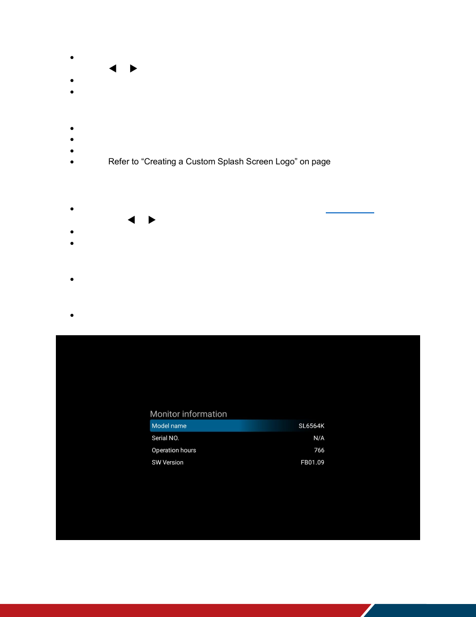Planar Systems Simplicity Series SLM50 50" UHD 4K Commercial Monitor User Manual | Page 50 / 104