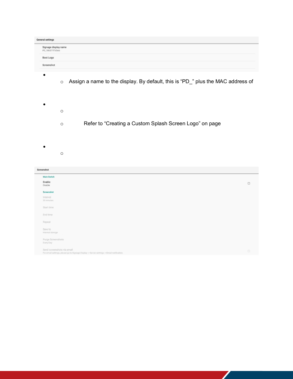 Planar Systems Simplicity Series SLM50 50" UHD 4K Commercial Monitor User Manual | Page 61 / 104