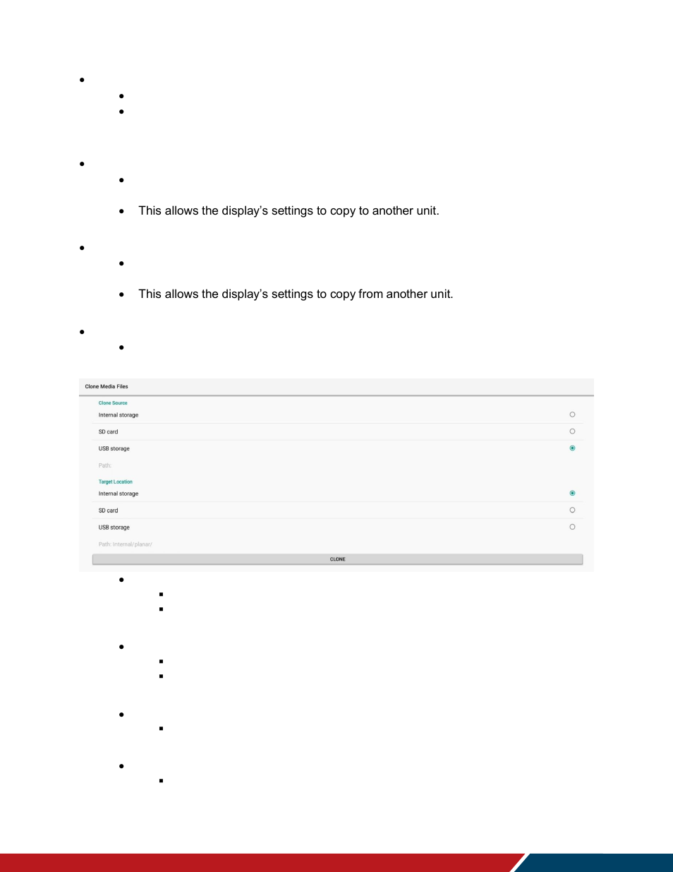 Planar Systems Simplicity Series SLM50 50" UHD 4K Commercial Monitor User Manual | Page 66 / 104