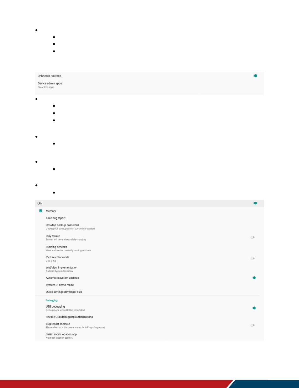 Security, System | Planar Systems Simplicity Series SLM50 50" UHD 4K Commercial Monitor User Manual | Page 68 / 104