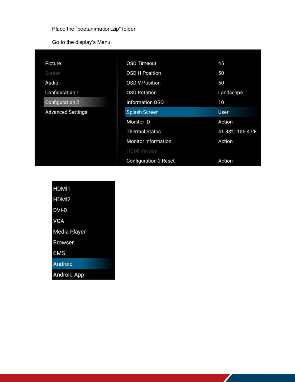 Planar Systems Simplicity Series SLM50 50" UHD 4K Commercial Monitor User Manual | Page 74 / 104