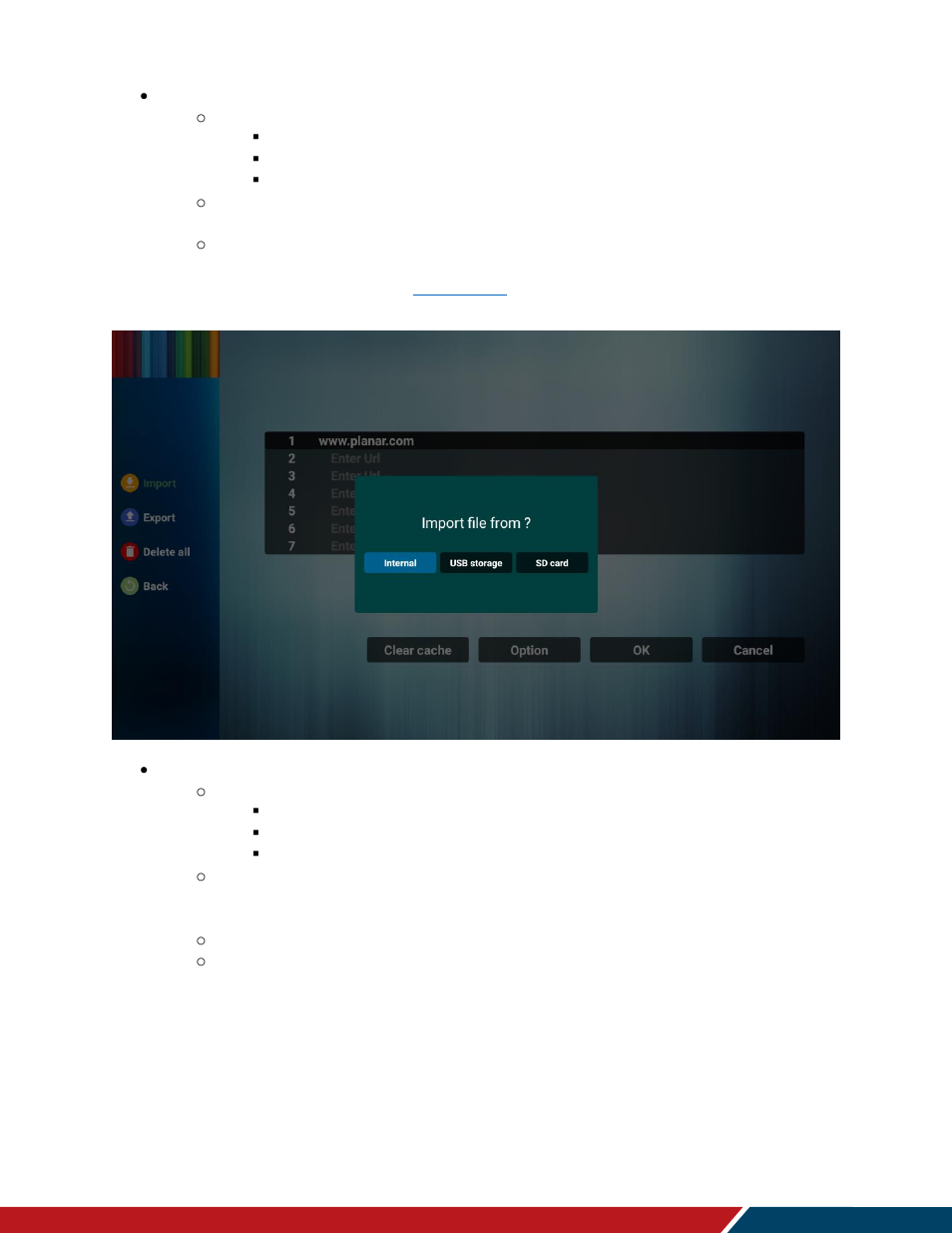 Planar Systems Simplicity Series SLM50 50" UHD 4K Commercial Monitor User Manual | Page 85 / 104