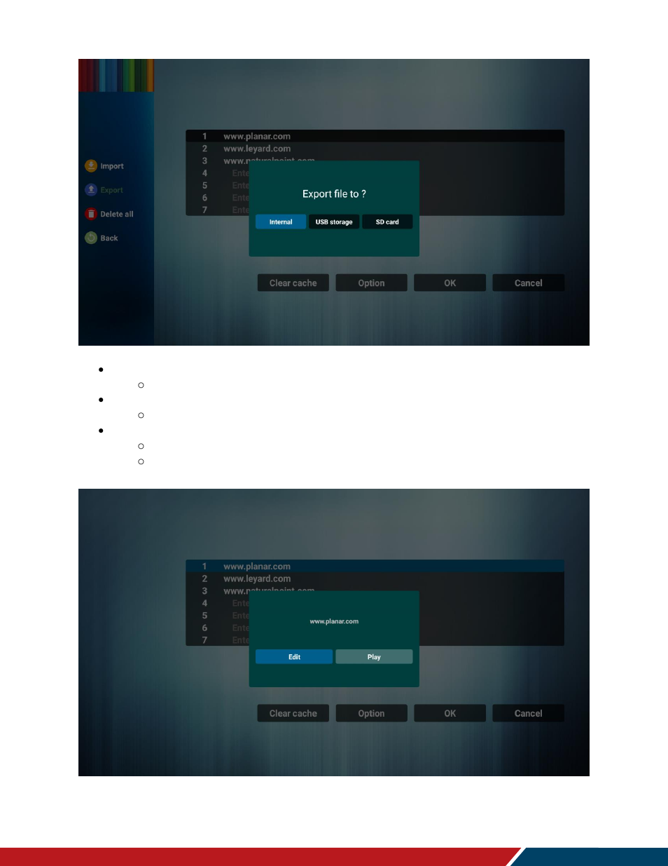 Planar Systems Simplicity Series SLM50 50" UHD 4K Commercial Monitor User Manual | Page 86 / 104