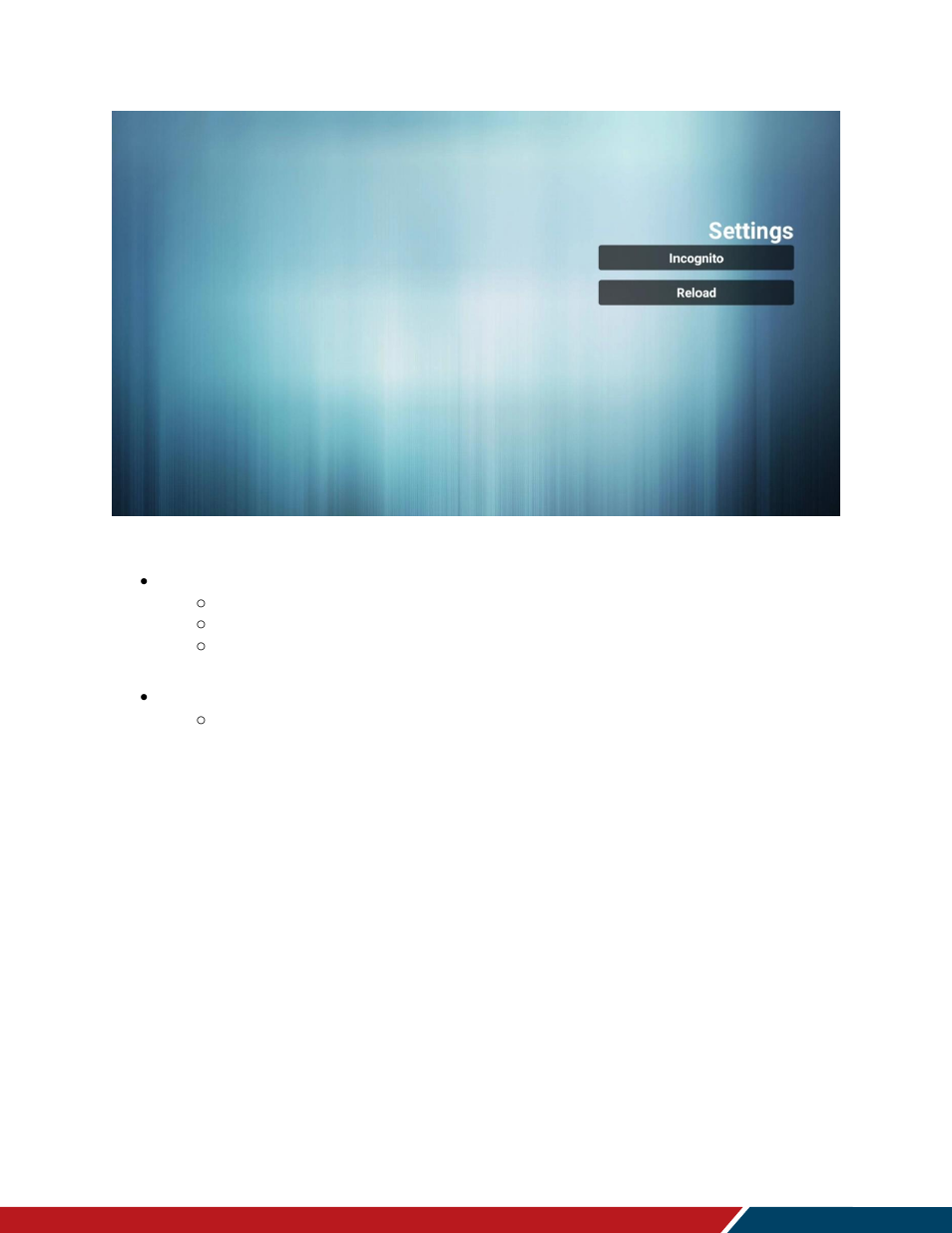 Settings, 2 settings | Planar Systems Simplicity Series SLM50 50" UHD 4K Commercial Monitor User Manual | Page 87 / 104