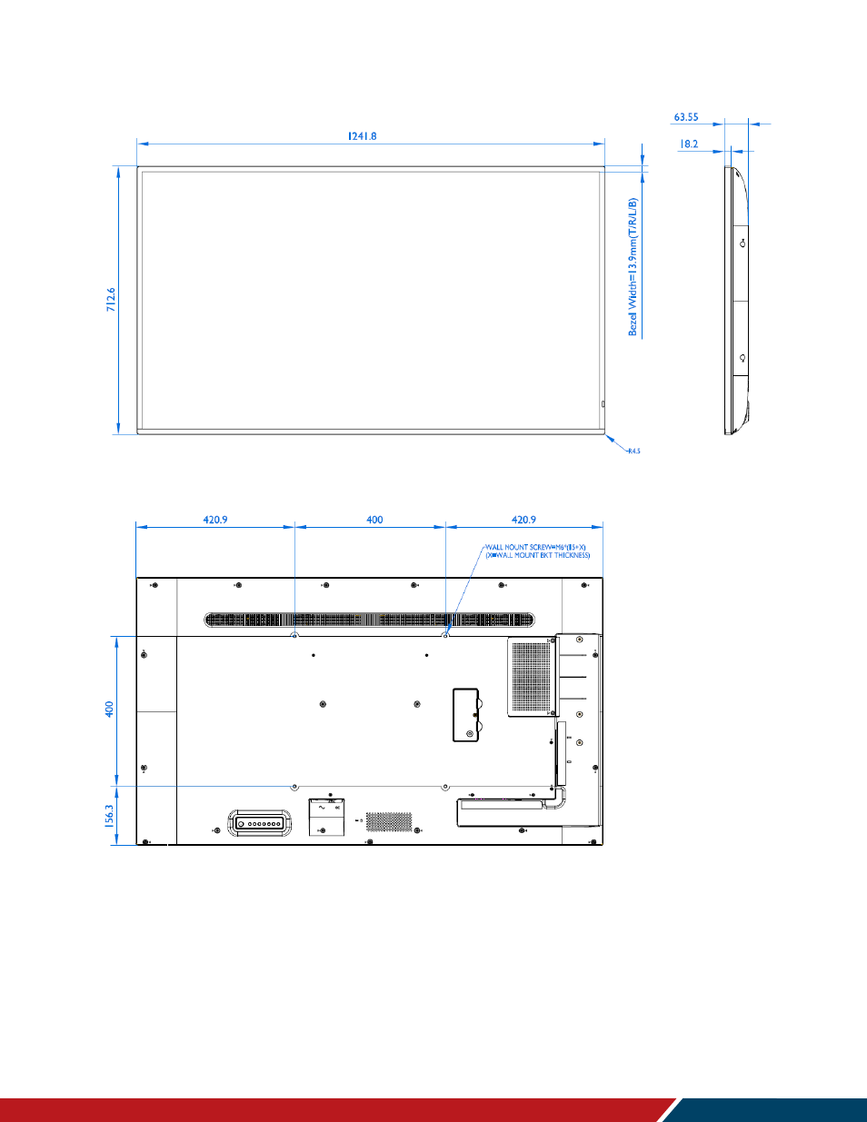 Slm55 | Planar Systems Simplicity Series SLM50 50" UHD 4K Commercial Monitor User Manual | Page 98 / 104