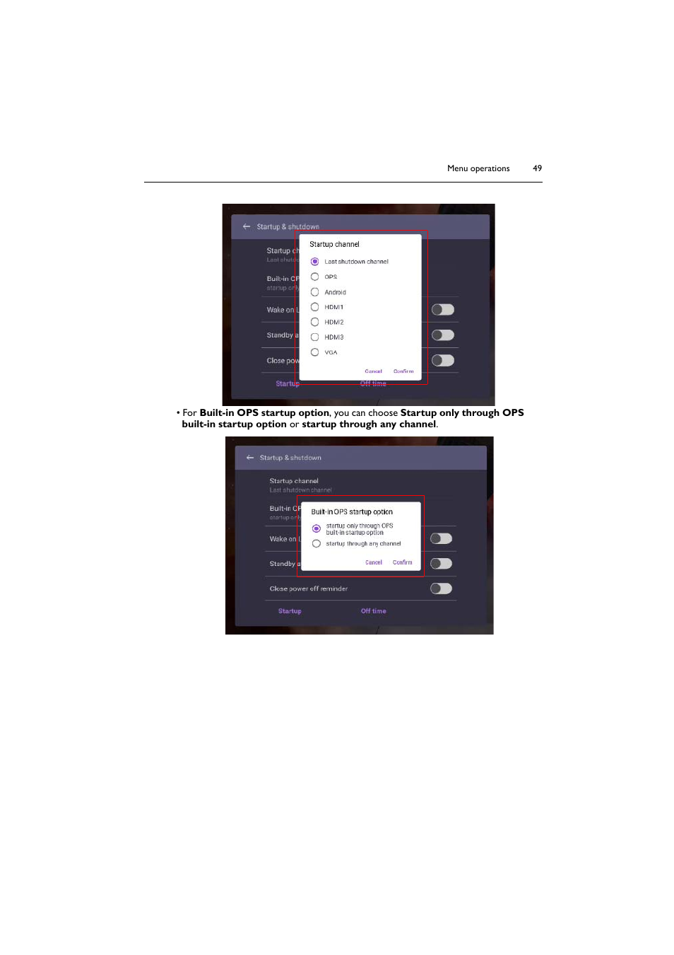 BenQ RM8602K 86" Class 4K UHD Educational Touchscreen LED Display User Manual | Page 49 / 81