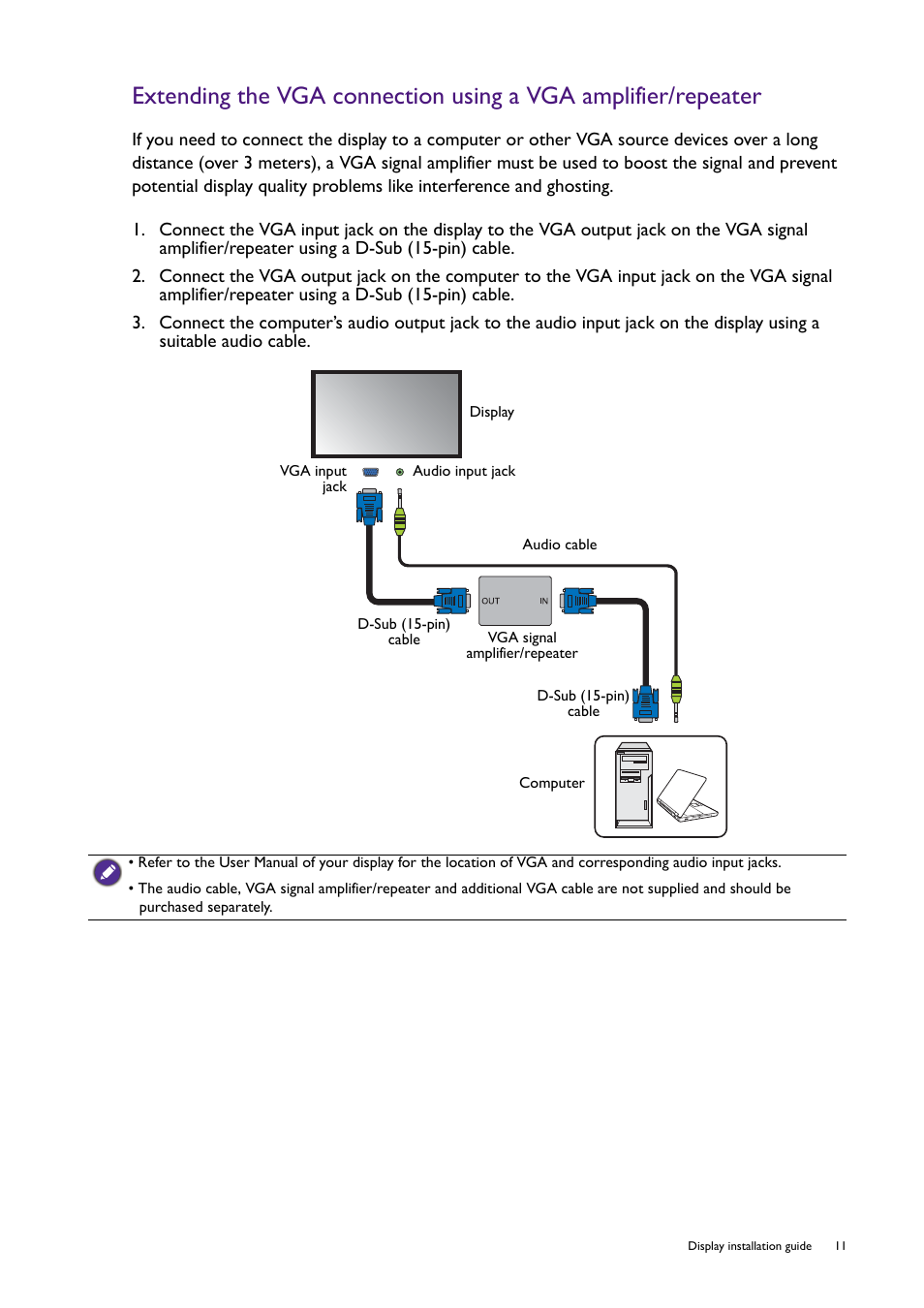 BenQ RM8602K 86" Class 4K UHD Educational Touchscreen LED Display User Manual | Page 11 / 107