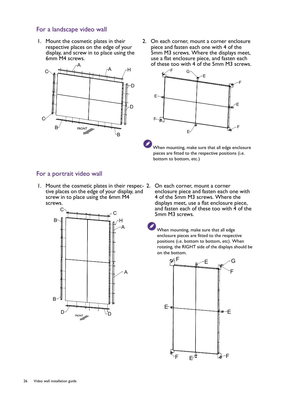 BenQ RM8602K 86" Class 4K UHD Educational Touchscreen LED Display User Manual | Page 26 / 107