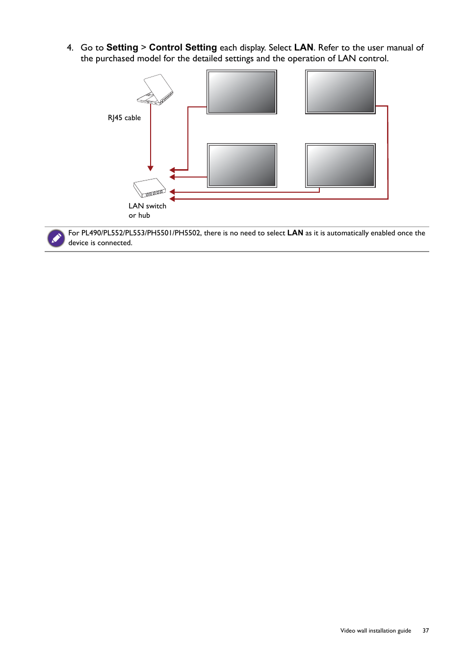 BenQ RM8602K 86" Class 4K UHD Educational Touchscreen LED Display User Manual | Page 37 / 107
