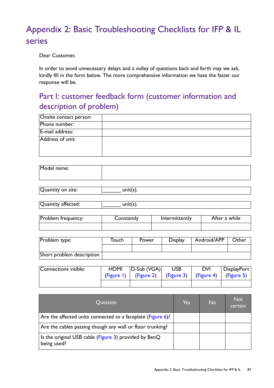 BenQ RM8602K 86" Class 4K UHD Educational Touchscreen LED Display User Manual | Page 87 / 107