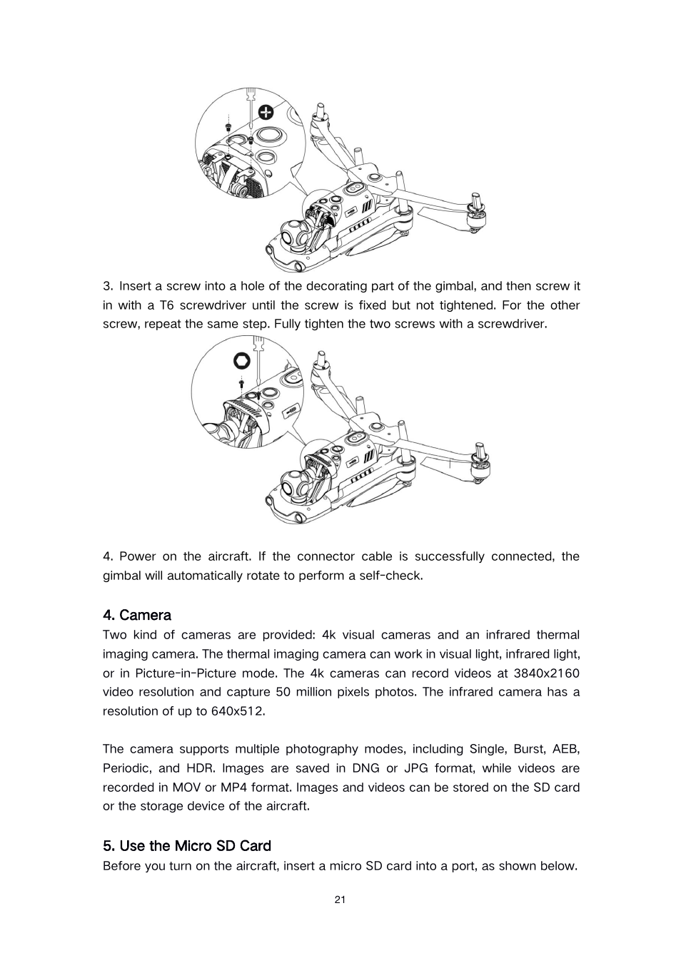 Autel Robotics EVO II Dual 640T Enterprise Bundle V3 Drone with Thermal Imaging User Manual | Page 21 / 62