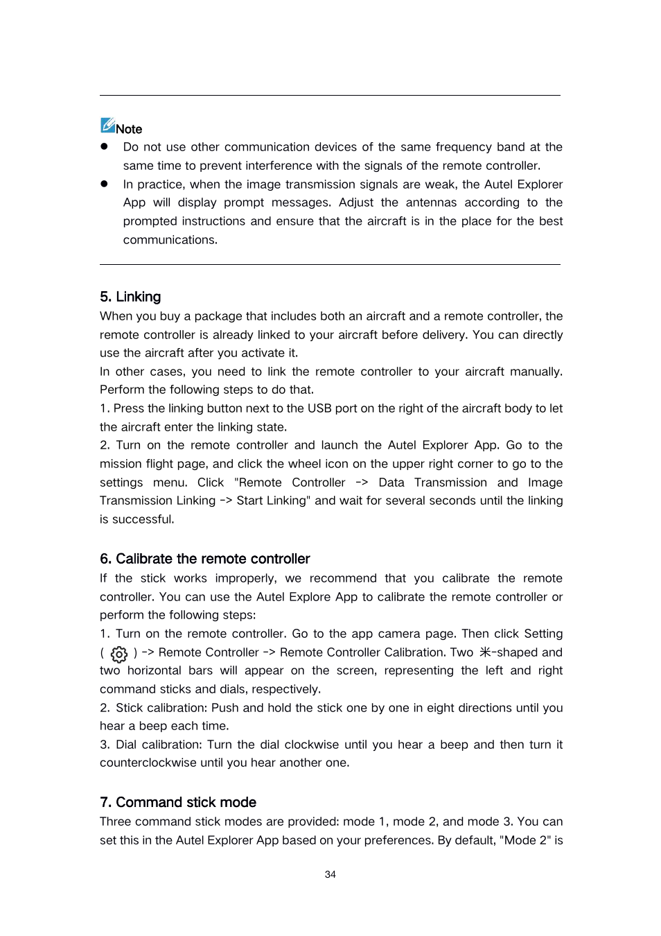 Autel Robotics EVO II Dual 640T Enterprise Bundle V3 Drone with Thermal Imaging User Manual | Page 34 / 62