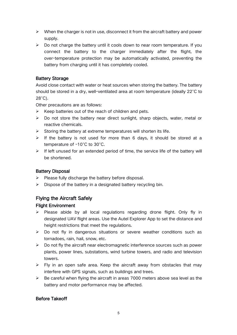 Autel Robotics EVO II Dual 640T Enterprise Bundle V3 Drone with Thermal Imaging User Manual | Page 5 / 62
