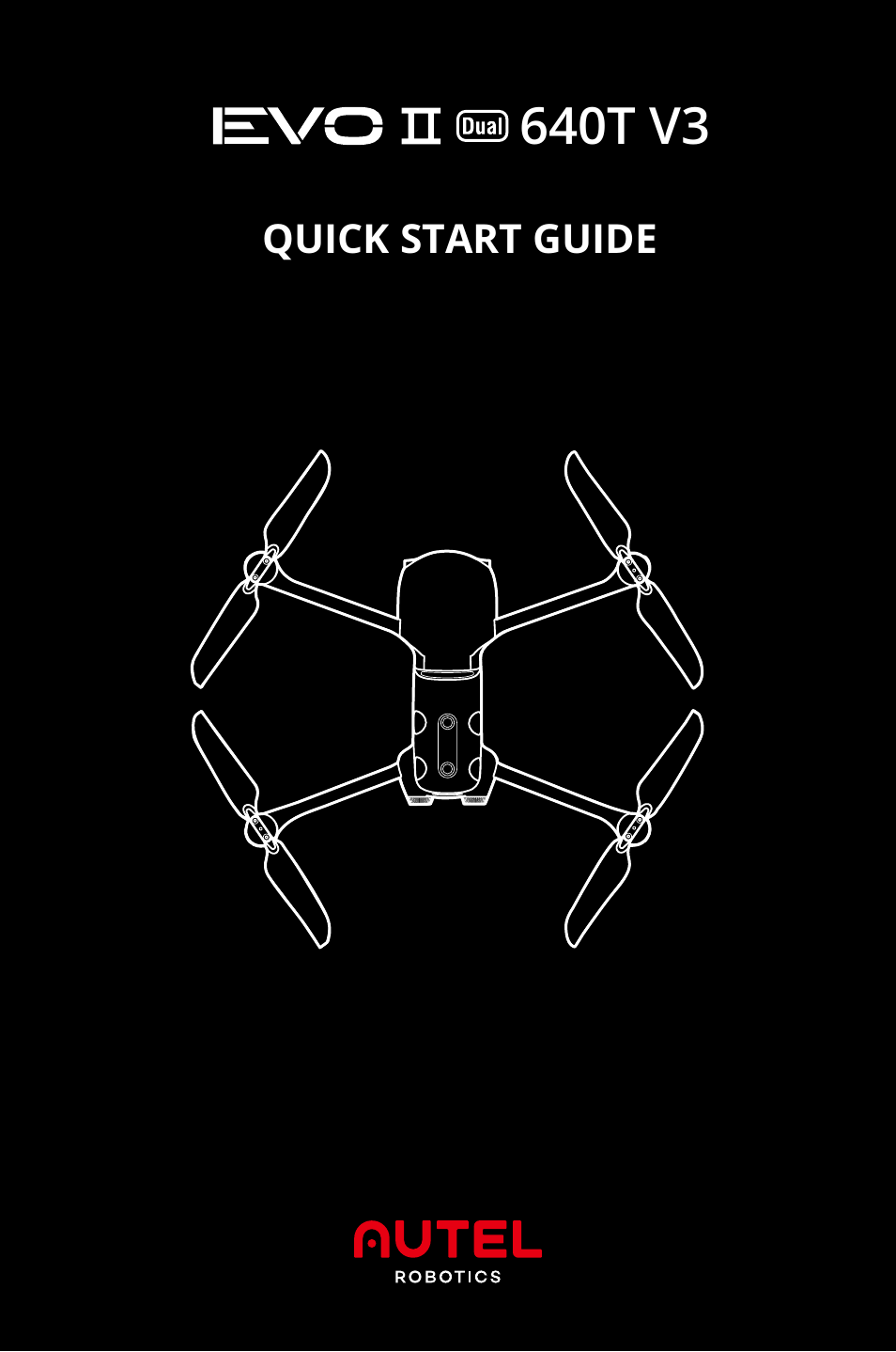 Autel Robotics EVO II Dual 640T Enterprise Bundle V3 Drone with Thermal Imaging User Manual | 17 pages