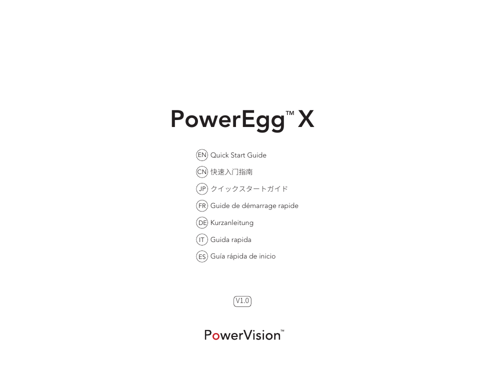 Power Vision PowerEgg X Explorer AI Camera & Drone User Manual | 84 pages