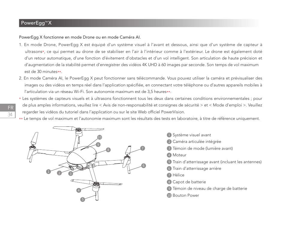 Power Vision PowerEgg X Explorer AI Camera & Drone User Manual | Page 36 / 84