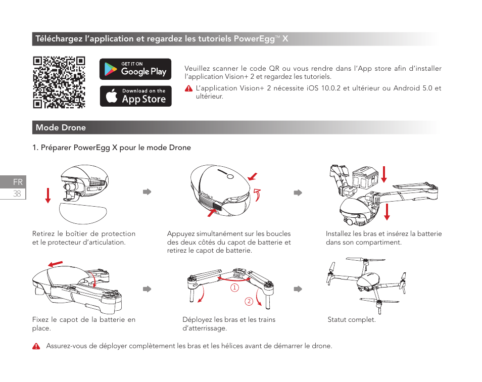 Power Vision PowerEgg X Explorer AI Camera & Drone User Manual | Page 40 / 84
