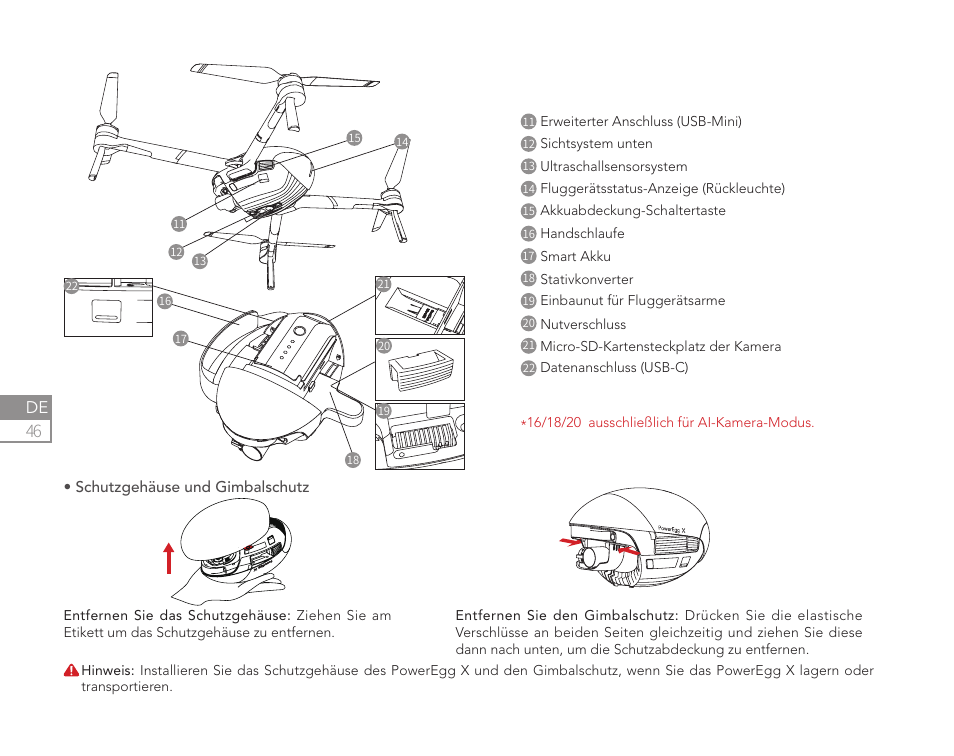 Power Vision PowerEgg X Explorer AI Camera & Drone User Manual | Page 48 / 84