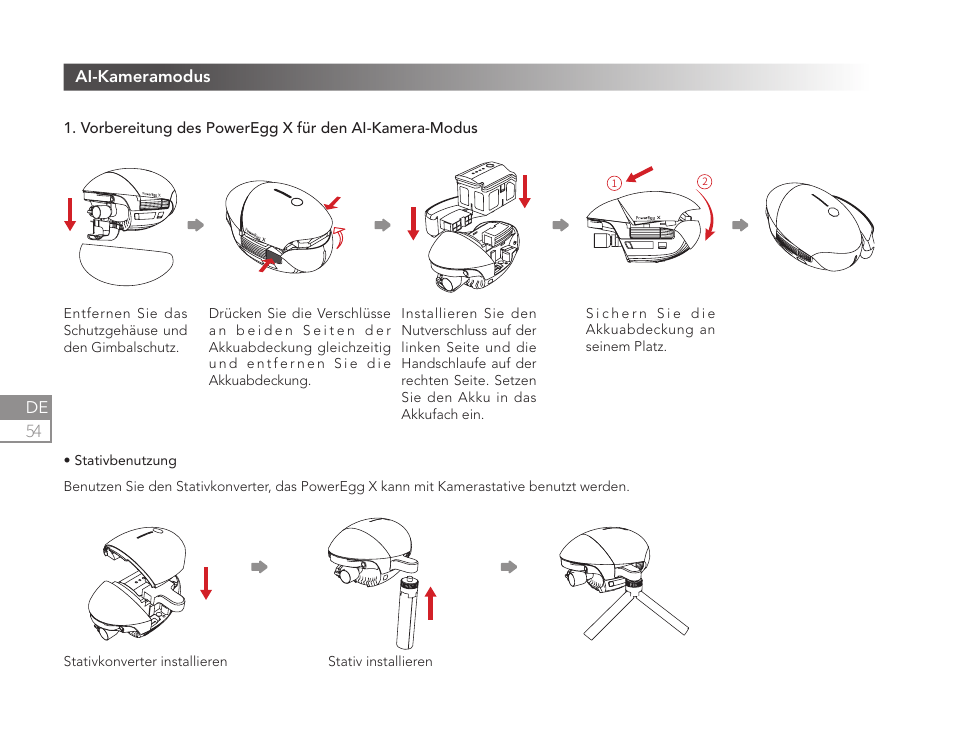 Power Vision PowerEgg X Explorer AI Camera & Drone User Manual | Page 56 / 84