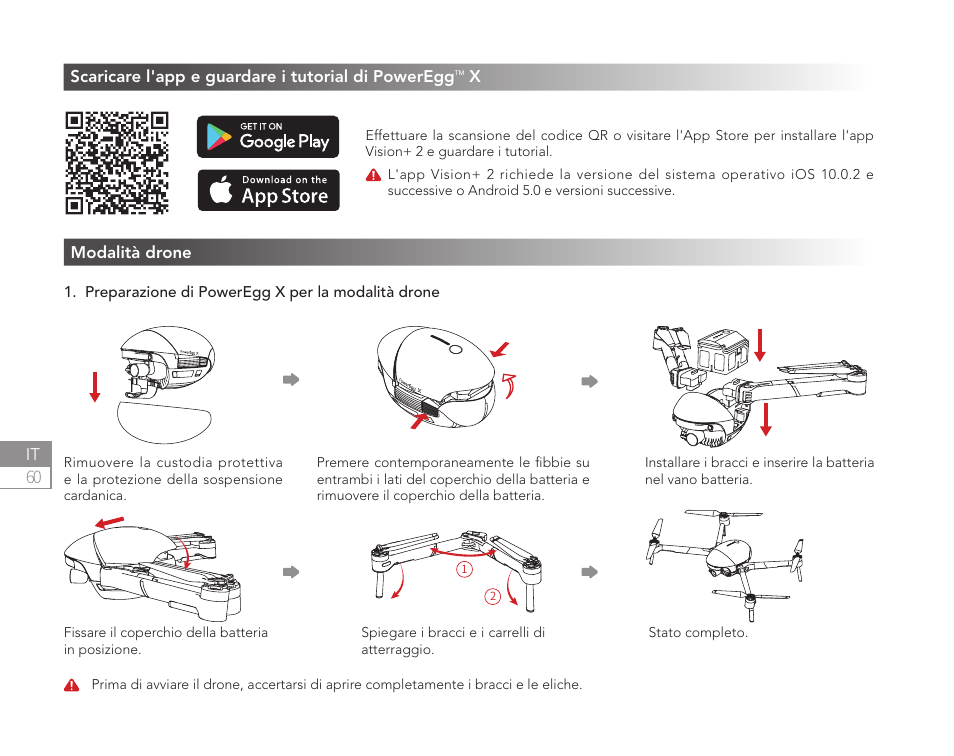 Power Vision PowerEgg X Explorer AI Camera & Drone User Manual | Page 62 / 84