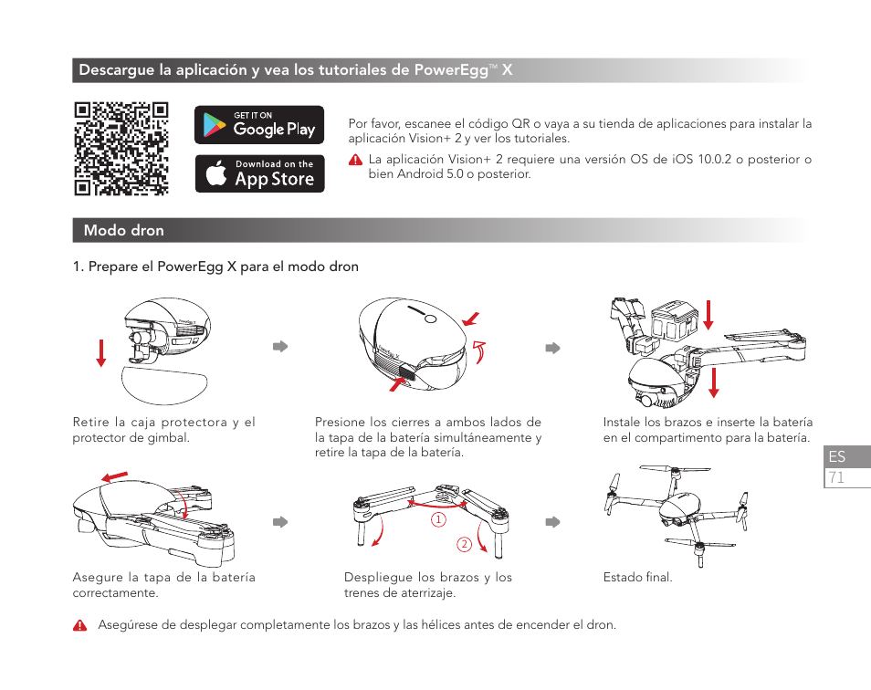 Power Vision PowerEgg X Explorer AI Camera & Drone User Manual | Page 73 / 84