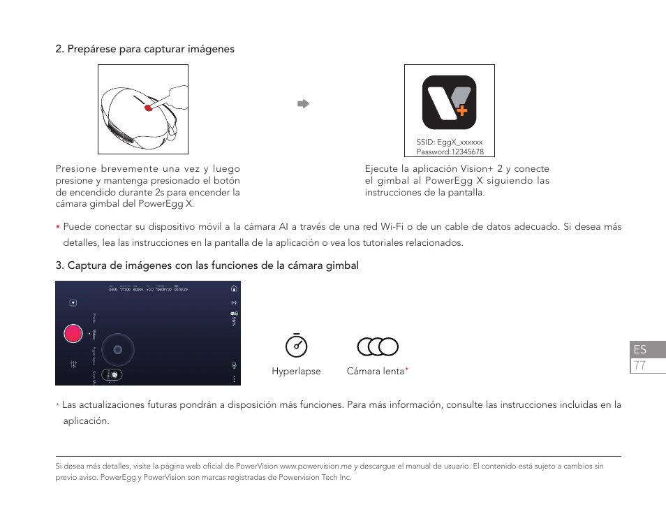 Power Vision PowerEgg X Explorer AI Camera & Drone User Manual | Page 79 / 84