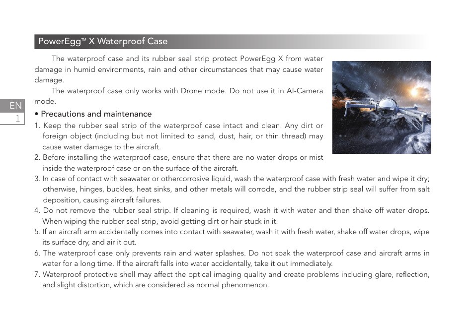 Power Vision PowerEgg X Wizard Waterproof AI Camera & Drone User Manual | Page 2 / 56