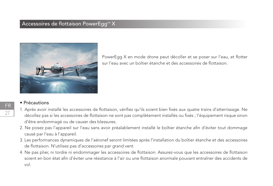 Power Vision PowerEgg X Wizard Waterproof AI Camera & Drone User Manual | Page 28 / 56