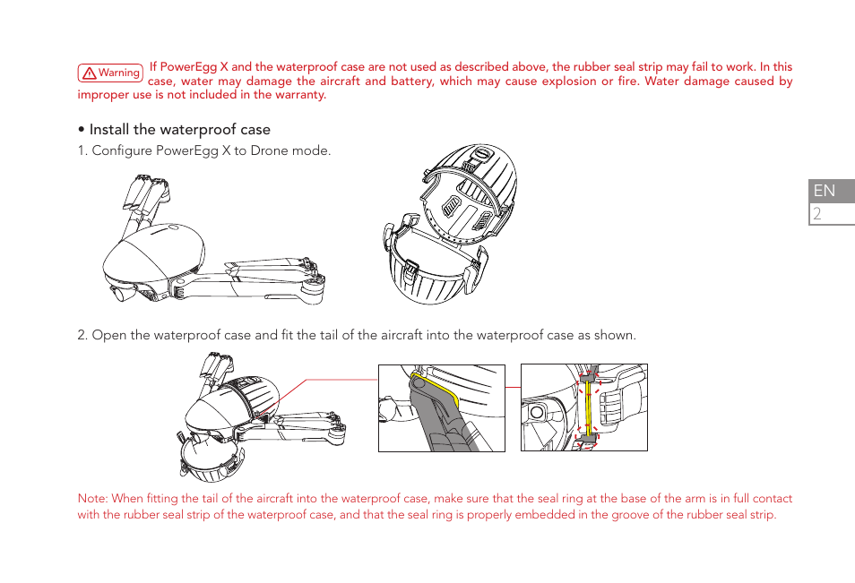 Power Vision PowerEgg X Wizard Waterproof AI Camera & Drone User Manual | Page 3 / 56