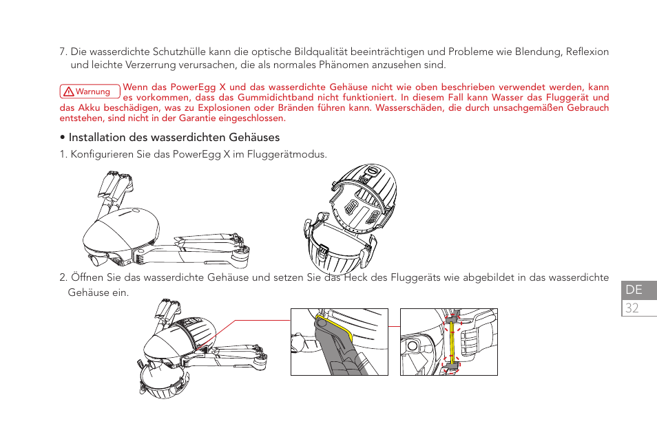 Power Vision PowerEgg X Wizard Waterproof AI Camera & Drone User Manual | Page 33 / 56