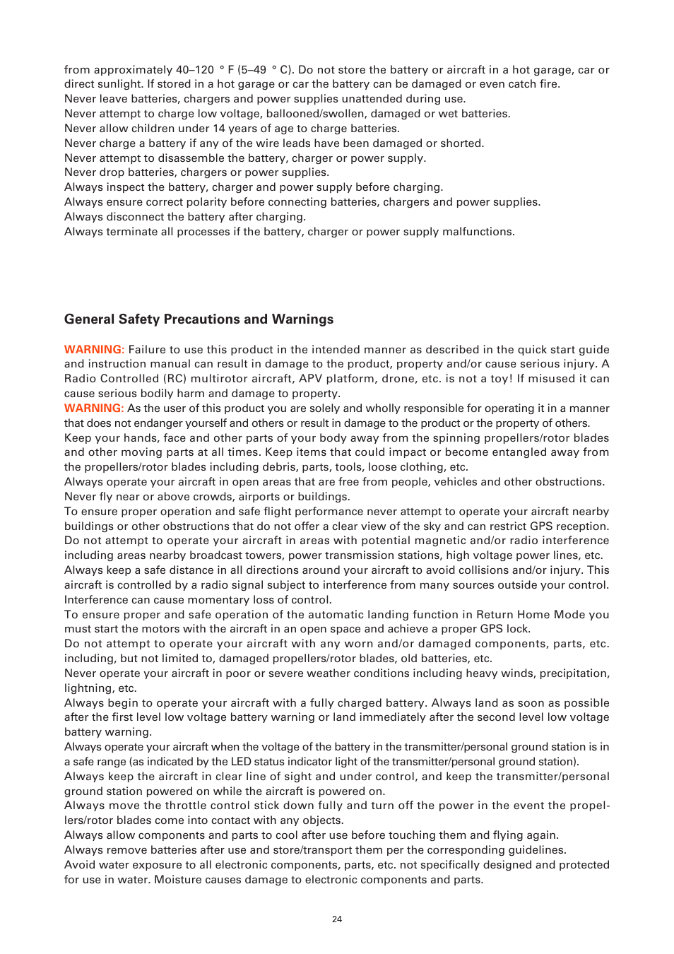 YUNEEC Typhoon H Plus Hexacopter User Manual | Page 24 / 28