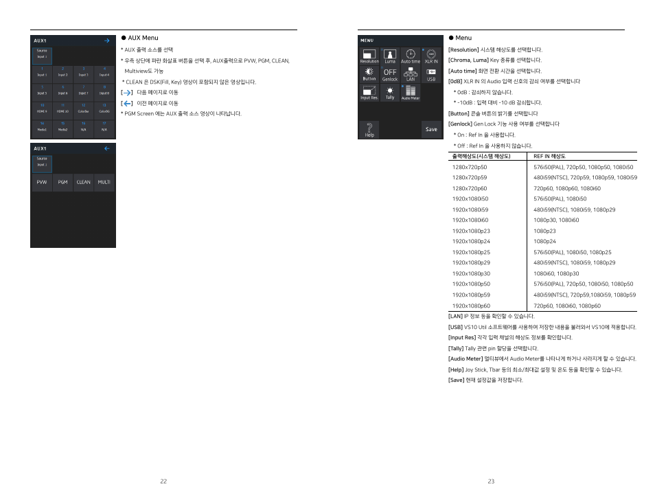 Lumantek ez-Pro VS10 3G-SDI/HDMI Video Switcher with 5" LED Touchscreen User Manual | Page 12 / 35