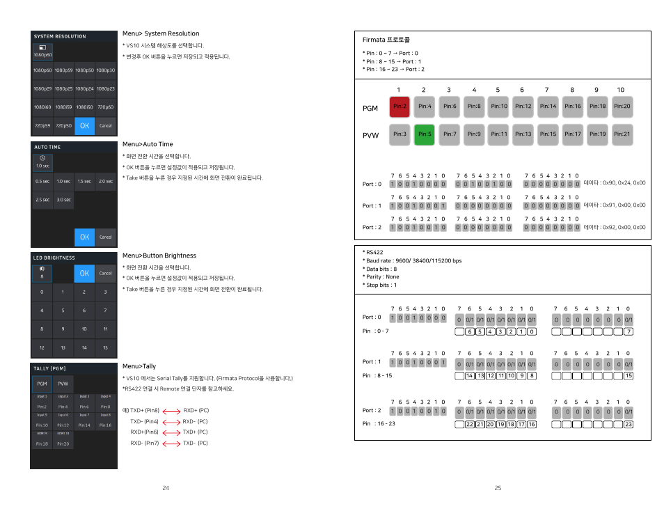 Lumantek ez-Pro VS10 3G-SDI/HDMI Video Switcher with 5" LED Touchscreen User Manual | Page 13 / 35