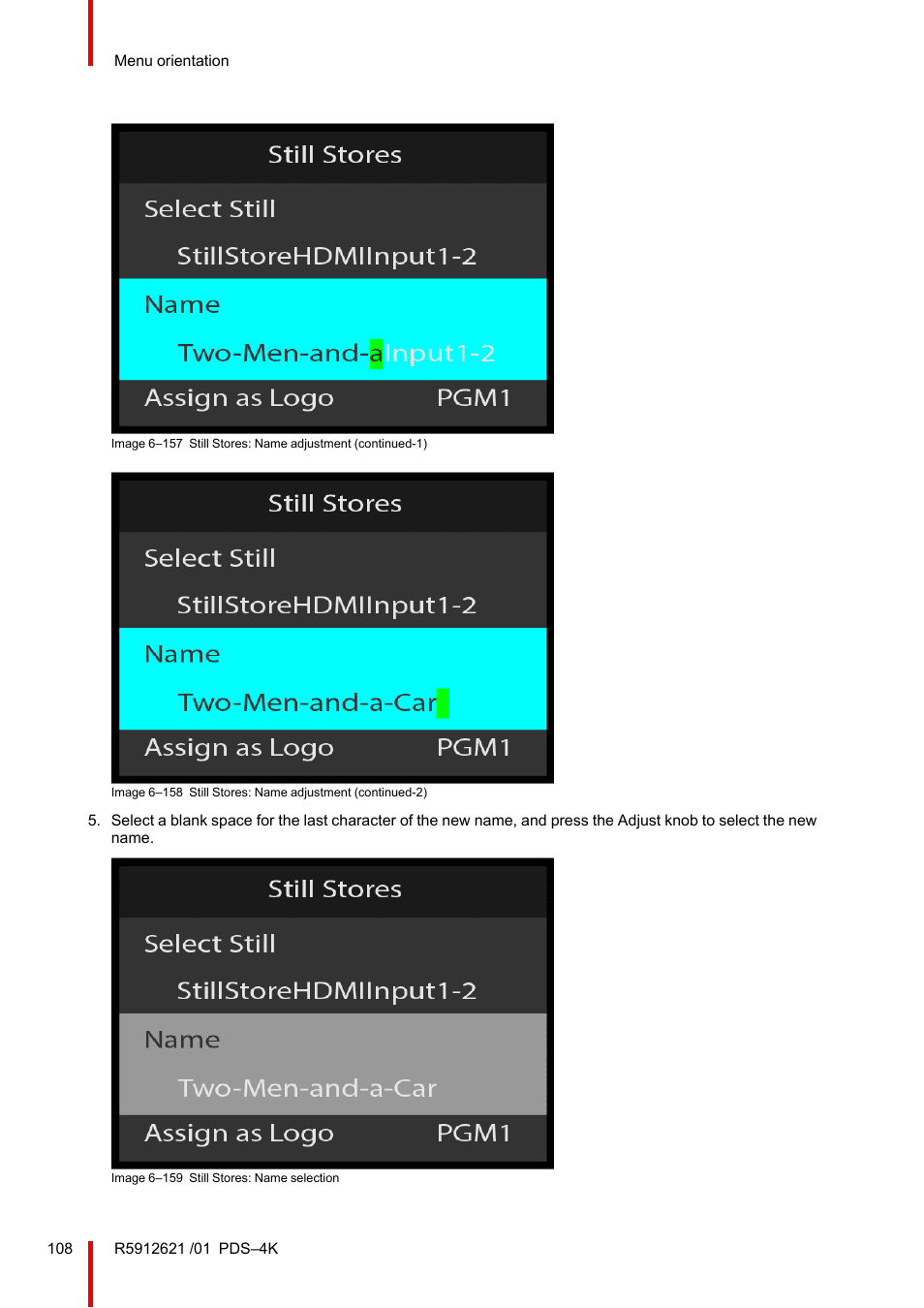 Barco PDS-4K HDMI Presentation Switcher User Manual | Page 108 / 224