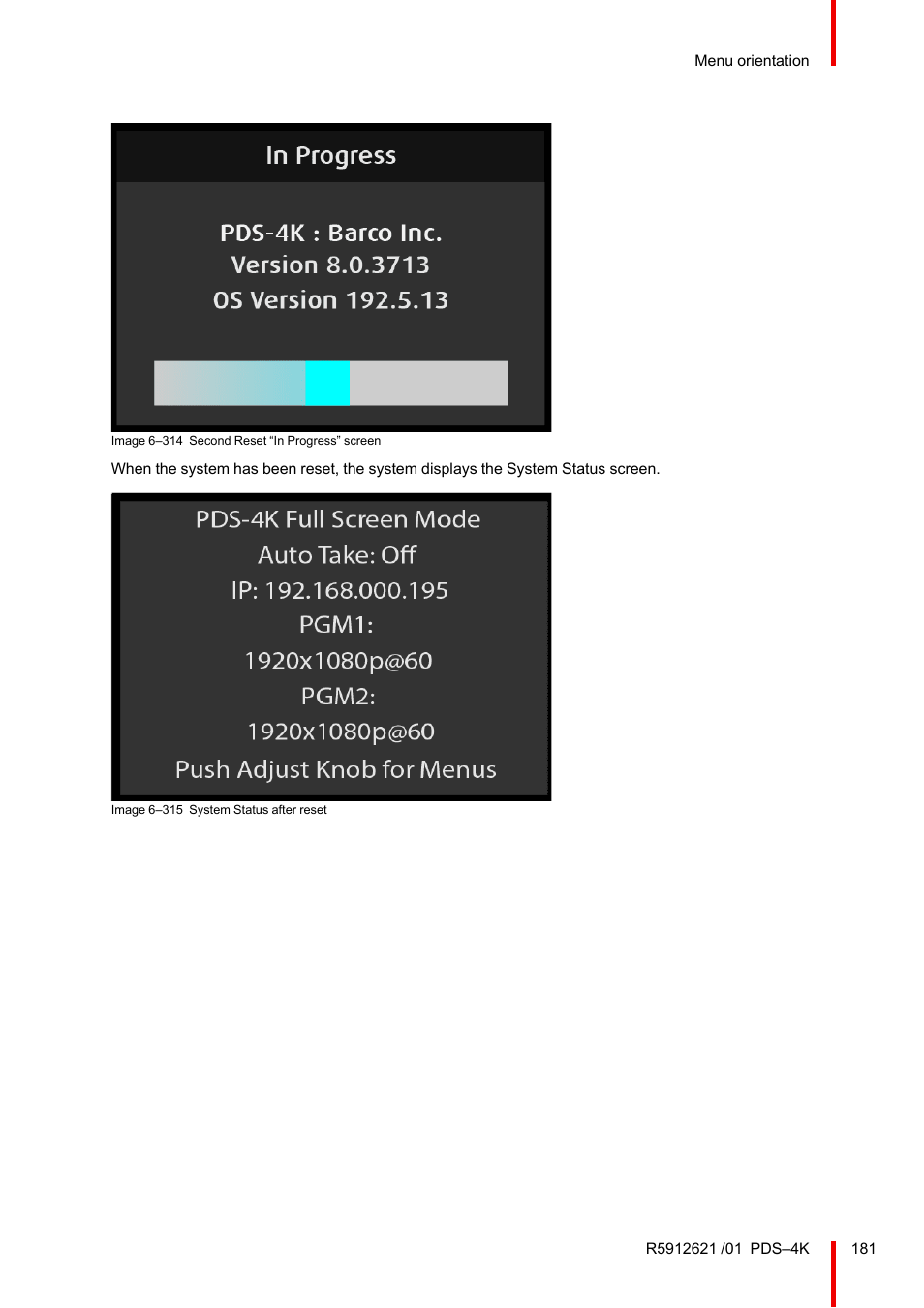 Barco PDS-4K HDMI Presentation Switcher User Manual | Page 181 / 224