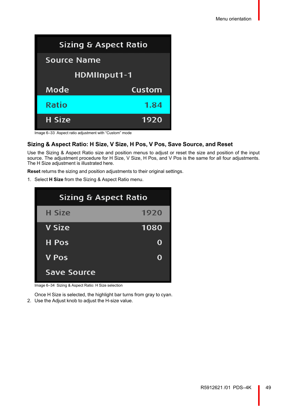 Barco PDS-4K HDMI Presentation Switcher User Manual | Page 49 / 224