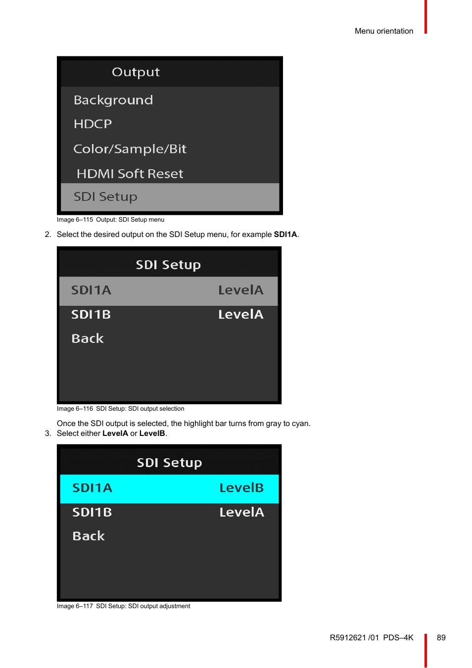 Barco PDS-4K HDMI Presentation Switcher User Manual | Page 89 / 224