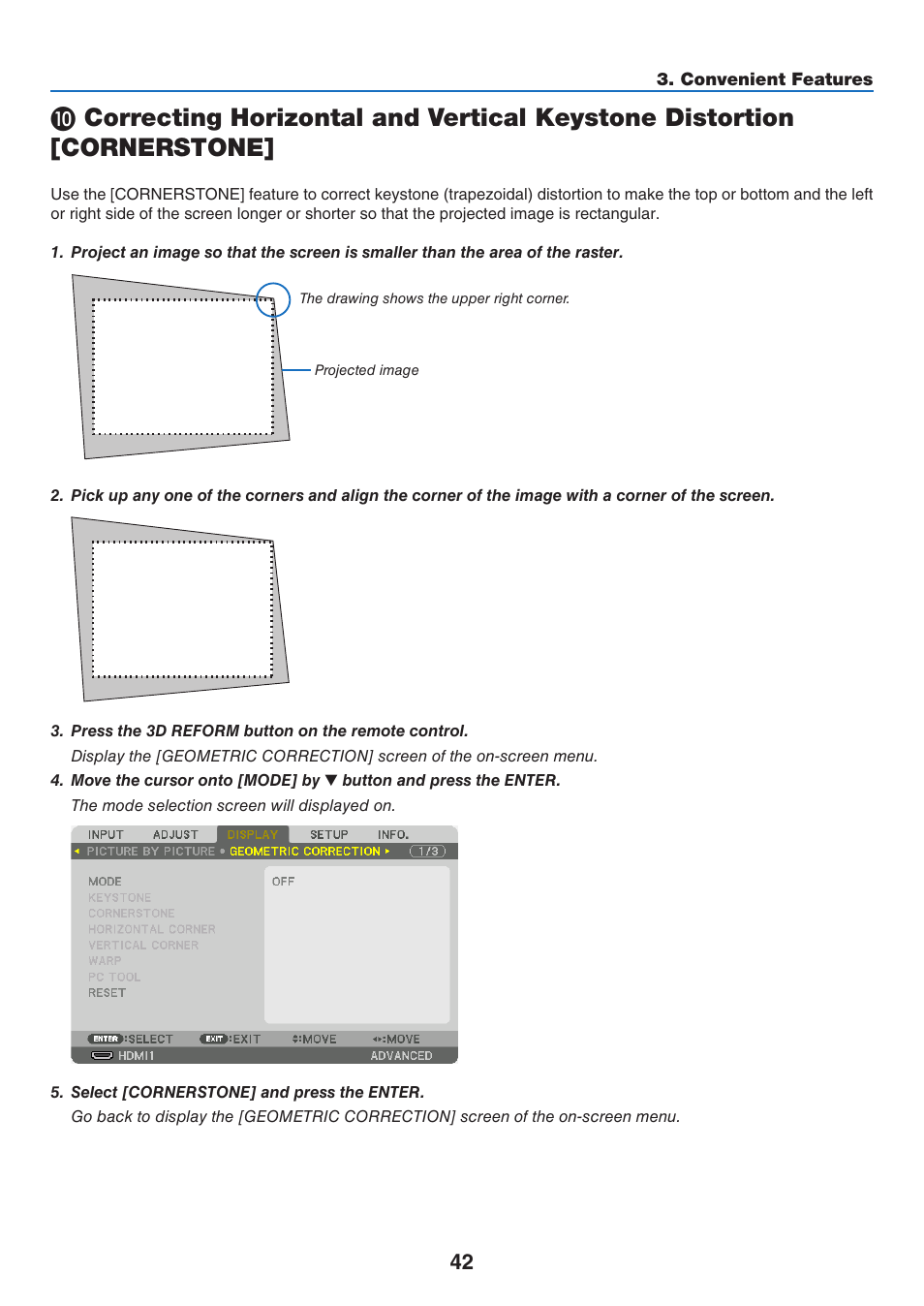 NEC 40,000-Lumen 4K Laser Installation Projector User Manual | Page 59 / 192